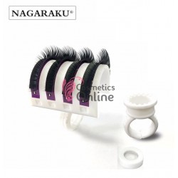 Suport cu inel din plastic pentru gene false individuale banda 01